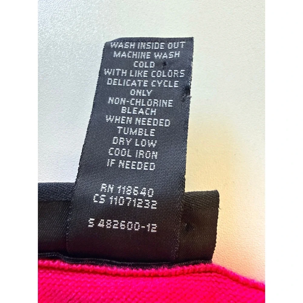 Lane Bryant Women Knit Top‎ Pink Cowl Neck Ribbed Hem 14/16W - Picture 4 of 6